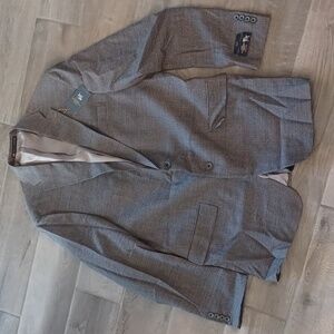 NWT HART SCHAFFNER MARX MENS Gray Chicago Style Sport Coat Blazer 42L